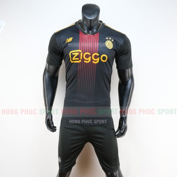 Áo bóng đá Ajax 2019 2020 màu đen hàng thái