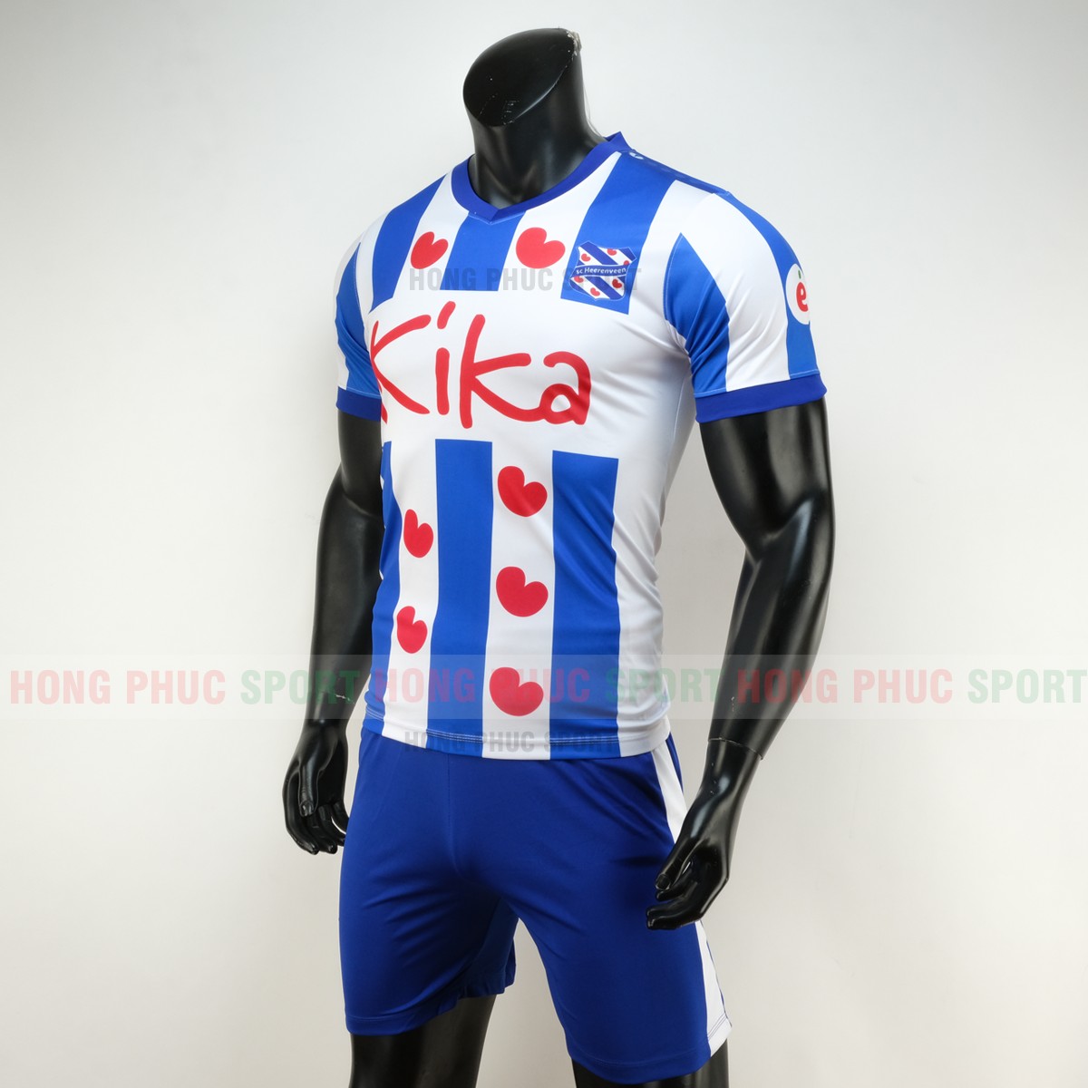 Áo thi đấu Heerenveen sân khách 2019 2020 màu trắng xanh