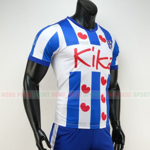 Áo bóng đá Heerenveen 2019 2020 màu trắng xanh