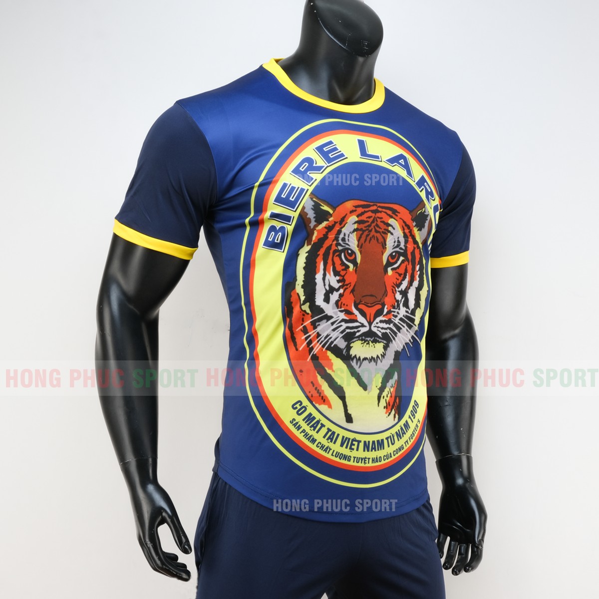 Áo đá bóng thương hiệu Beer Larue 2019 2020 màu xanh Áo đá bóng thương hiệu Beer Larue 2019 2020 màu xanh