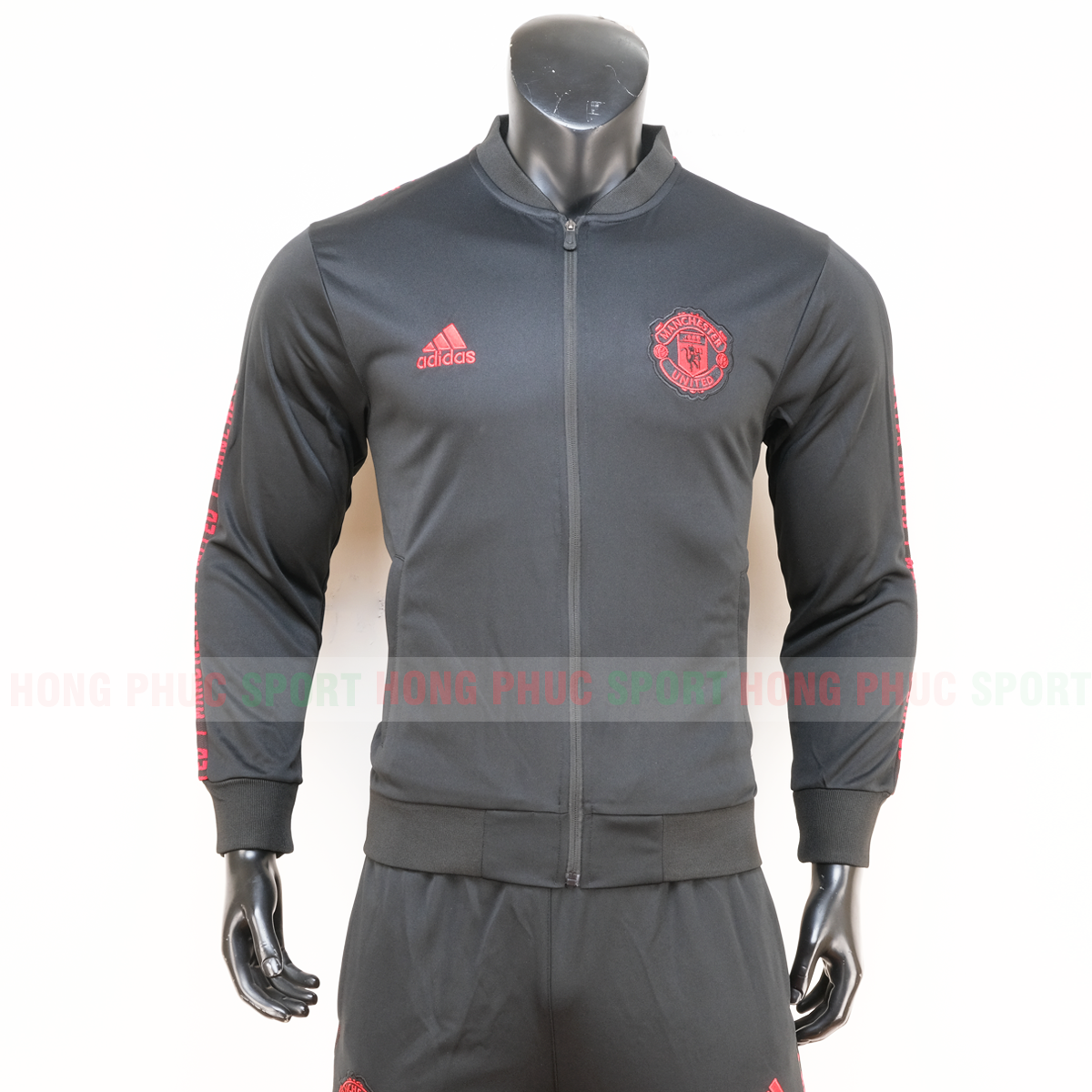 Áo khoác Manchester United 2019-2020 màu đen super fake Thái Lan Áo khoác Manchester United 2019-2020 màu đen super fake Thái Lan
