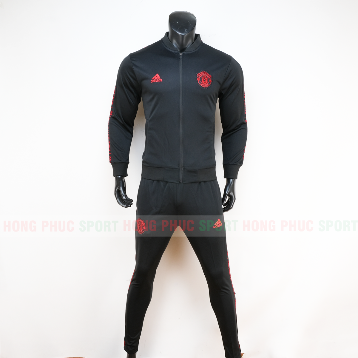 Bộ quần áo khoác Manchester United màu đen 2019-2020 super fake Thái Lan Bộ quần áo khoác Manchester United màu đen 2019-2020 super fake Thái Lan