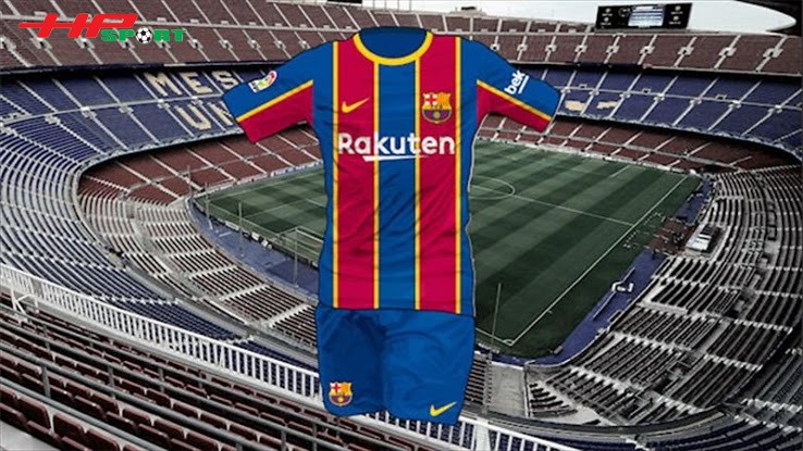 Áo bóng đá Barcelona sân nhà 2020 2021