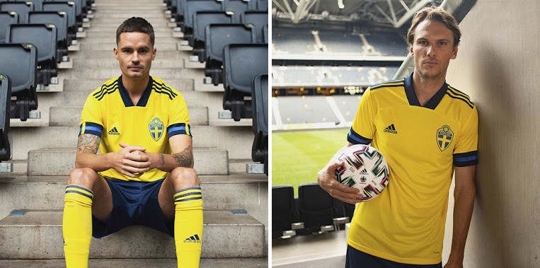 Áo bóng đá đội tuyển Thụy Điển sân nhà Euro 2020 màu vàng