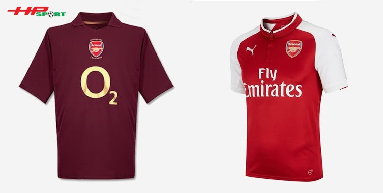 Áo bóng đá sân nhà Arsenal 2020 - 2021 màu đỏ sẫm