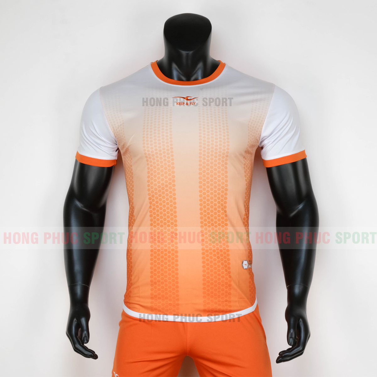 Áo không logo Horizon Keep Fly 2020 màu trắng cam Áo không logo Horizon Keep Fly 2020 màu trắng cam