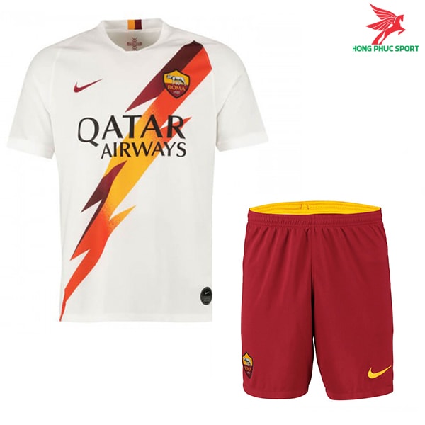 Thiết kế họa tiết đường Sét áo As Roma sân khách 2020 Thiết kế họa tiết đường Sét áo As Roma sân khách 2020