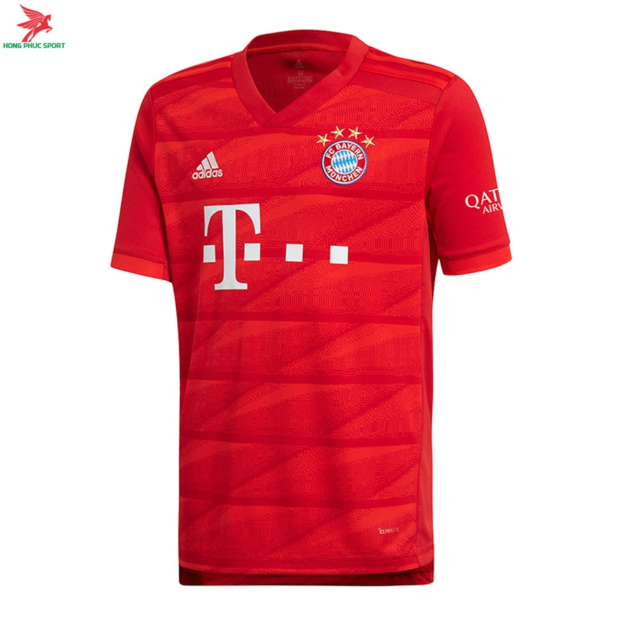 Áo đấu Bayern Munich thiết kế với hình ảnh khá dày Áo đấu Bayern Munich thiết kế với hình ảnh khá dày