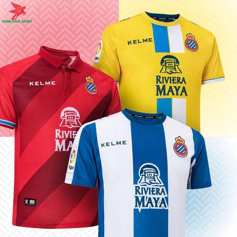Áo sân nhà - sân khách - áo thứ 3 Espanyol 2020 Áo sân nhà - sân khách - áo thứ 3 Espanyol 2020