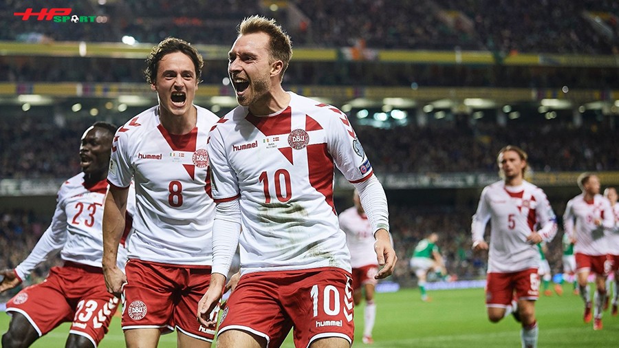 Mẫu áo đấu WC 2018 mang lại may mắn cho tuyển Đan Mạch