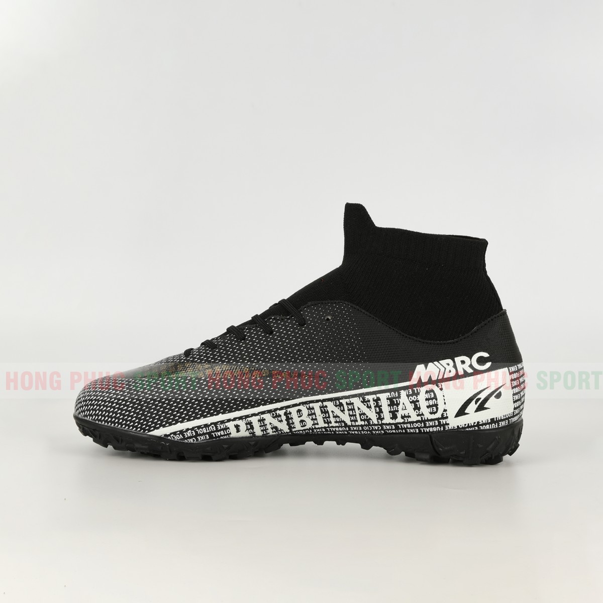 Giày đá bóng cổ cao Mercurial Superfly VII 2020 TF BLACK