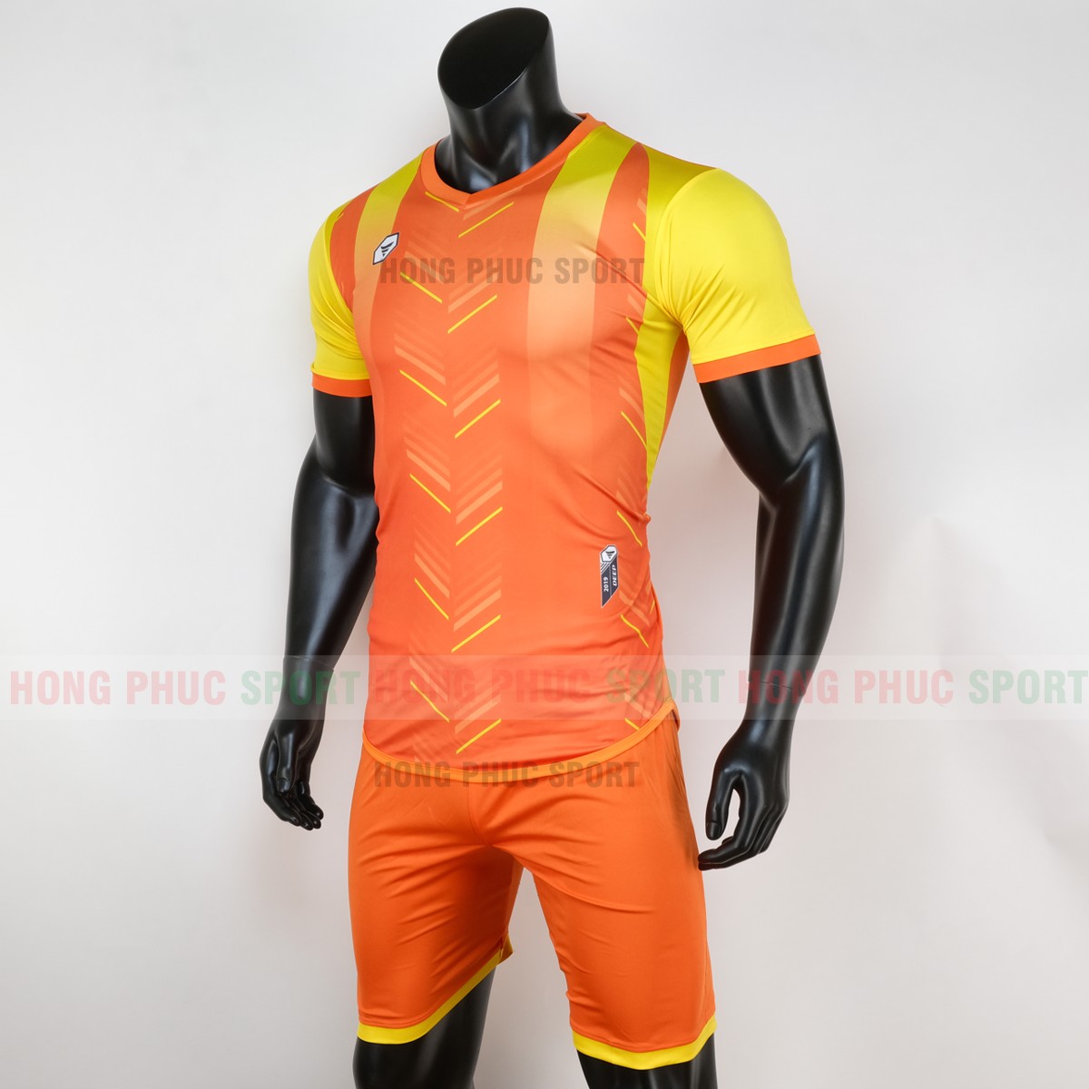Mẫu áo đá bóng không logo DEEP 2020 màu cam tự thiết kế Mẫu áo đá bóng không logo DEEP 2020 màu cam tự thiết kế