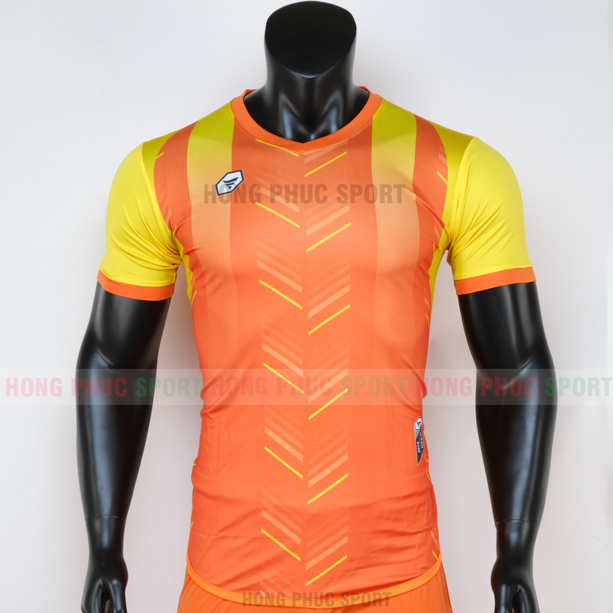 ao-bong-da-khong-lo-deep-mau-cam-6 Áo bóng đá không logo deep màu cam 6