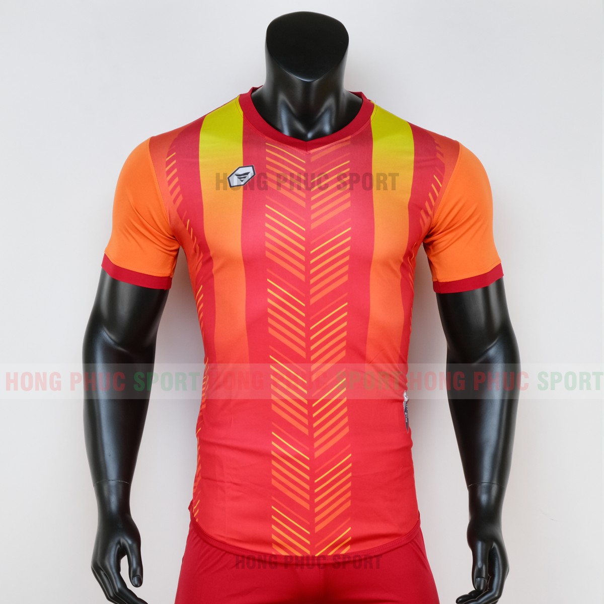 ao-bong-da-khong-lo-deep-mau-do-5 Áo bóng đá không logo deep màu đỏ 5