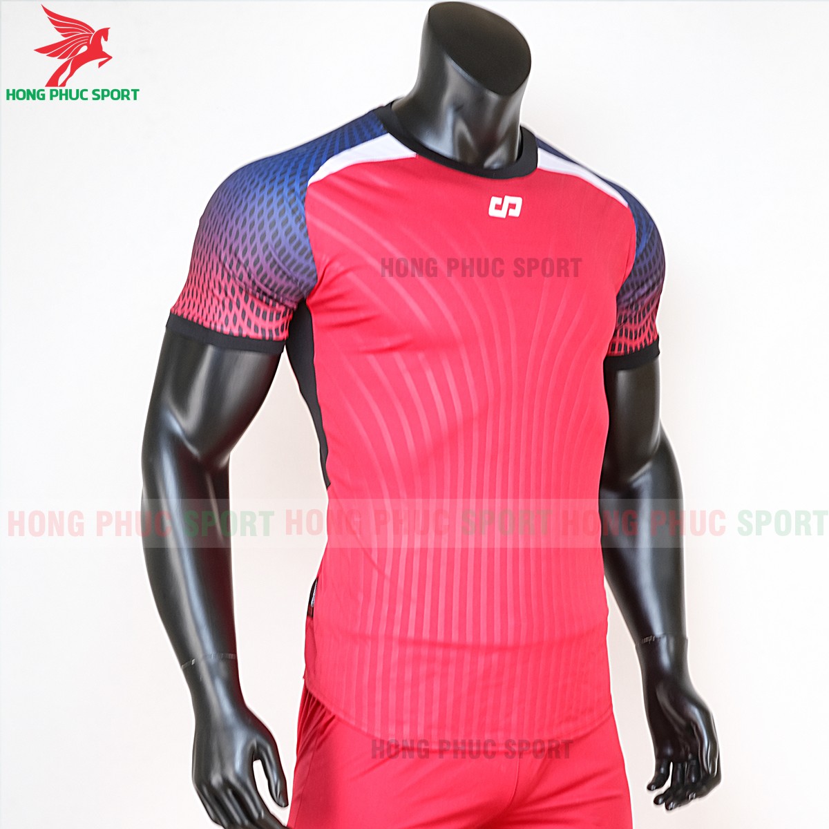 áo bóng đá không logo CP Nova đỏ 5