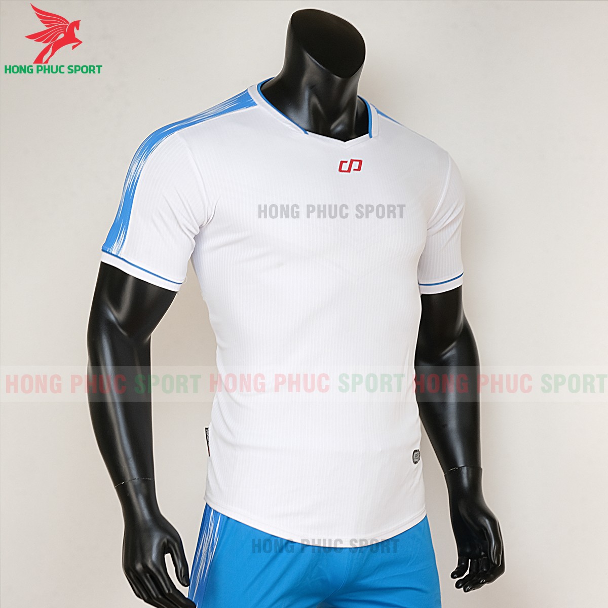 áo bóng đá không logo CP Otis trắng 4