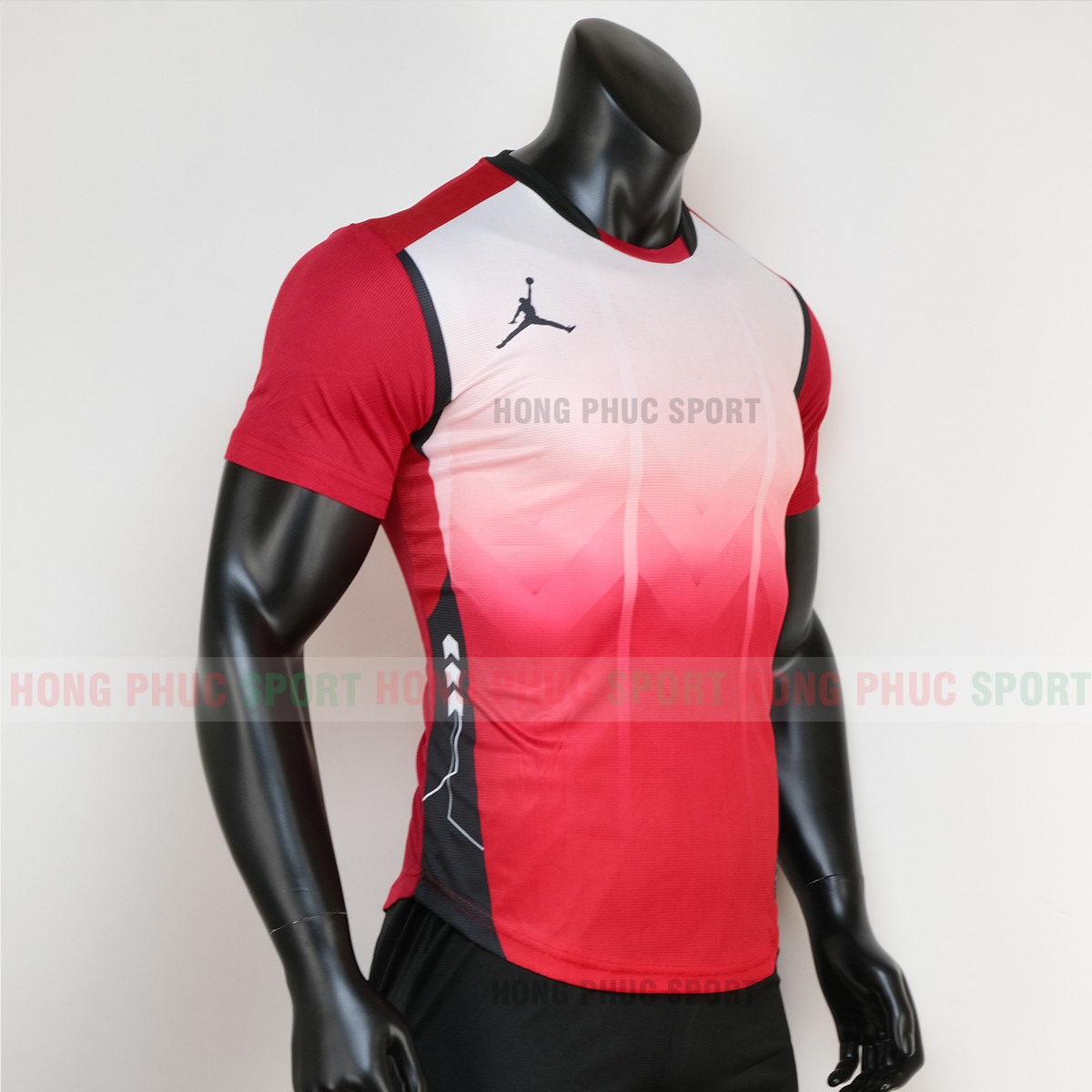 ao-bong-da-khong-logo-jordan-mau-do-2 Áo bóng đá không logo jordan màu đỏ 2