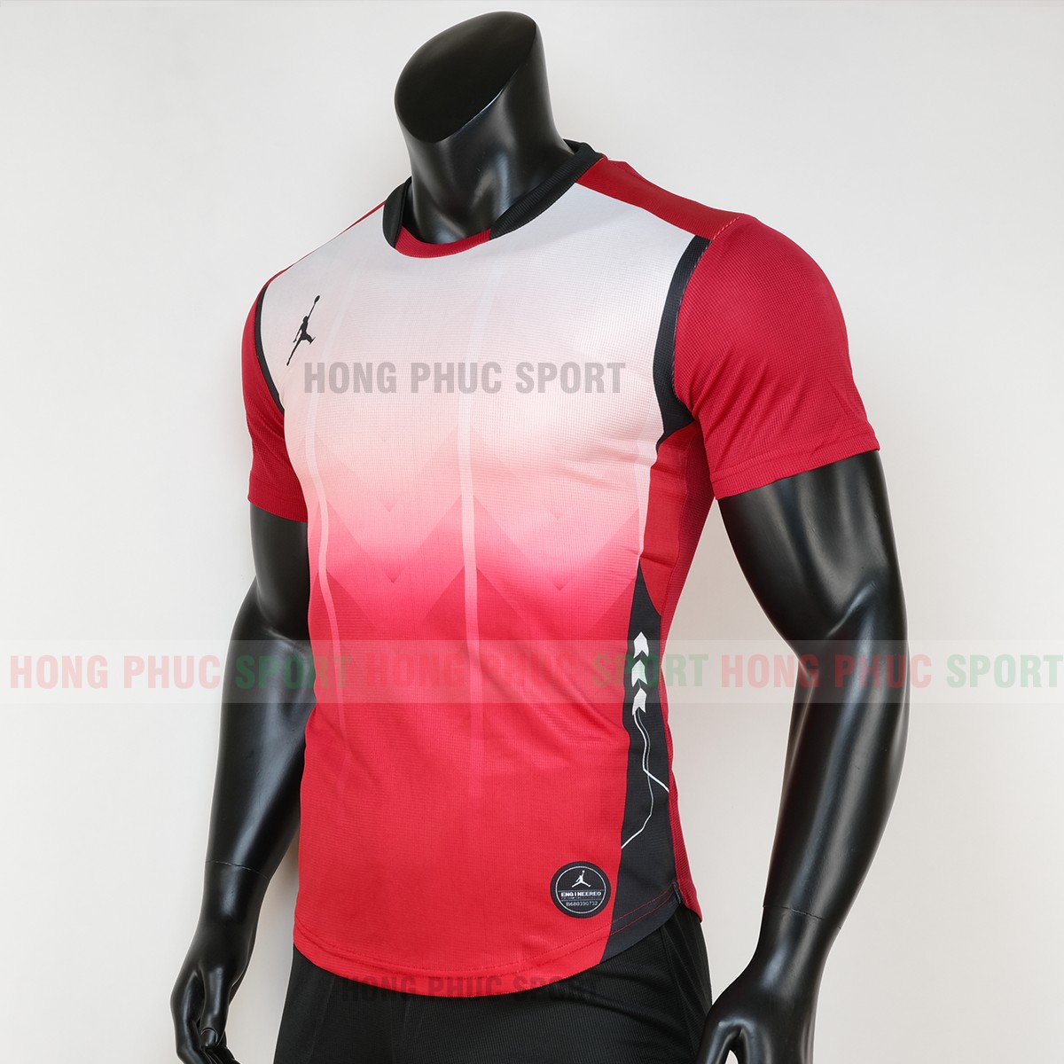 ao-bong-da-khong-logo-jordan-mau-do-3 Áo bóng đá không logo jordan màu đỏ 3