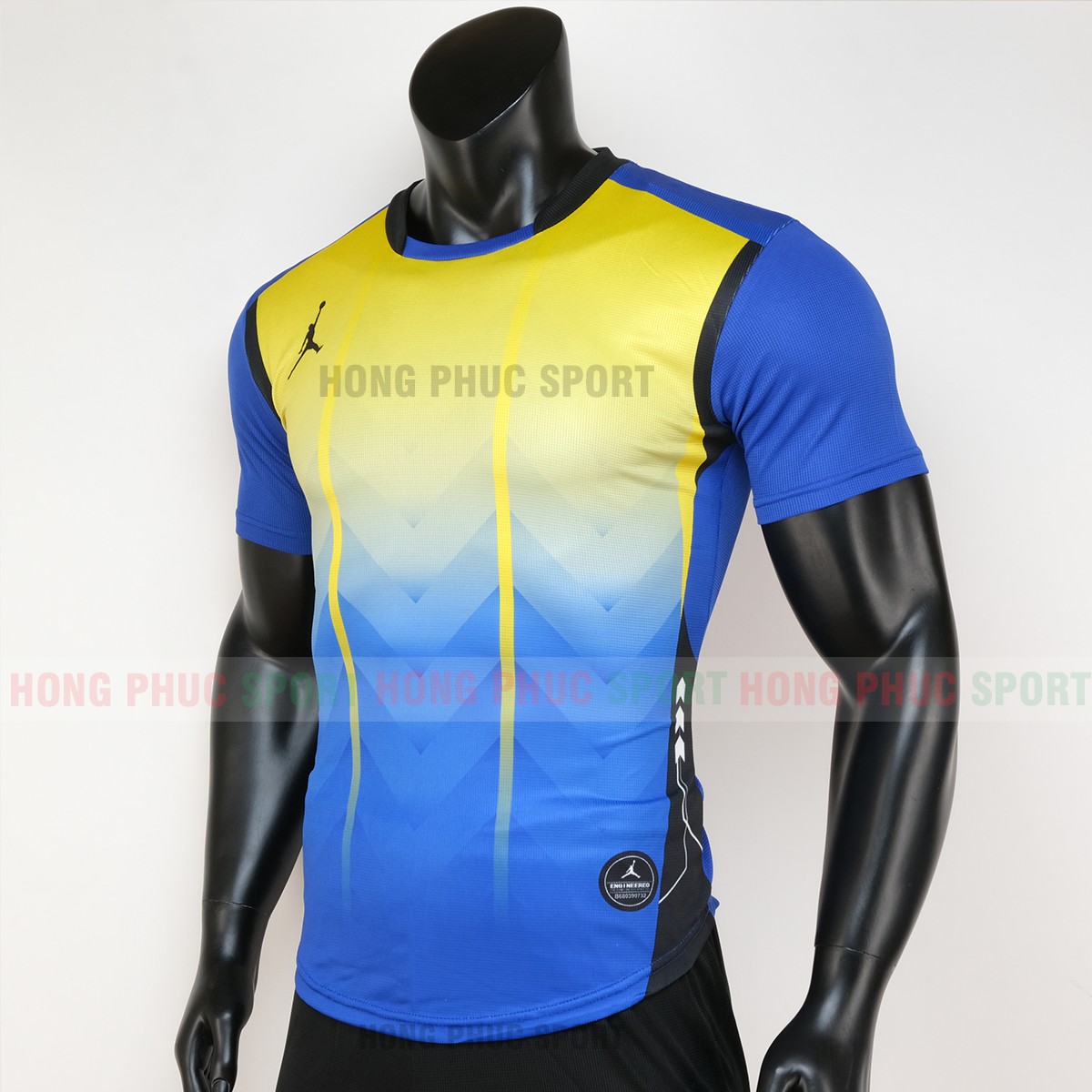 ao-bong-da-khong-logo-jordan-mau-vang-xanh-4 Áo bóng đá không logo jordan màu vàng xanh 4