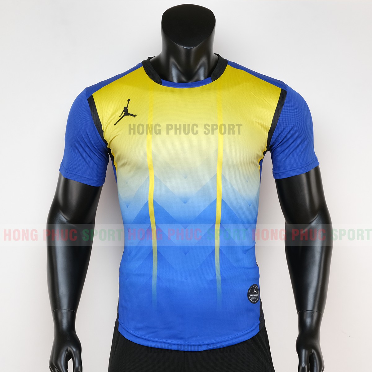 ao-bong-da-khong-logo-jordan-mau-vang-xanh-5 Áo bóng đá không logo jordan màu vàng xanh 5