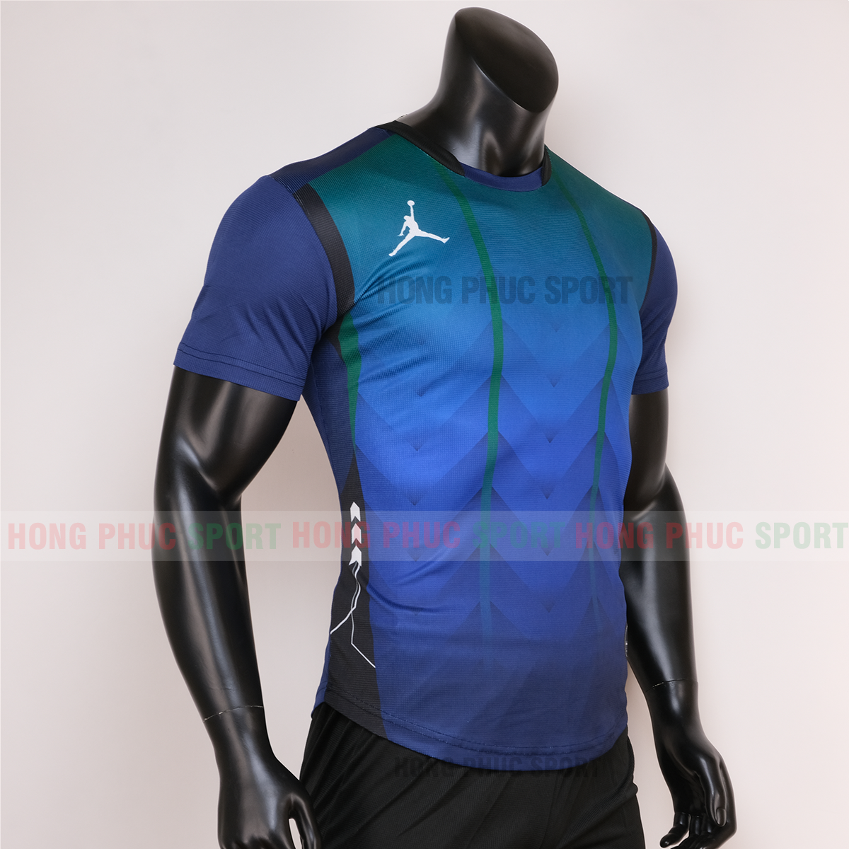 ao-bong-da-khong-logo-jordan-mau-xanh-duong-2 Áo bóng đá không logo jordan màu xanh dương 2