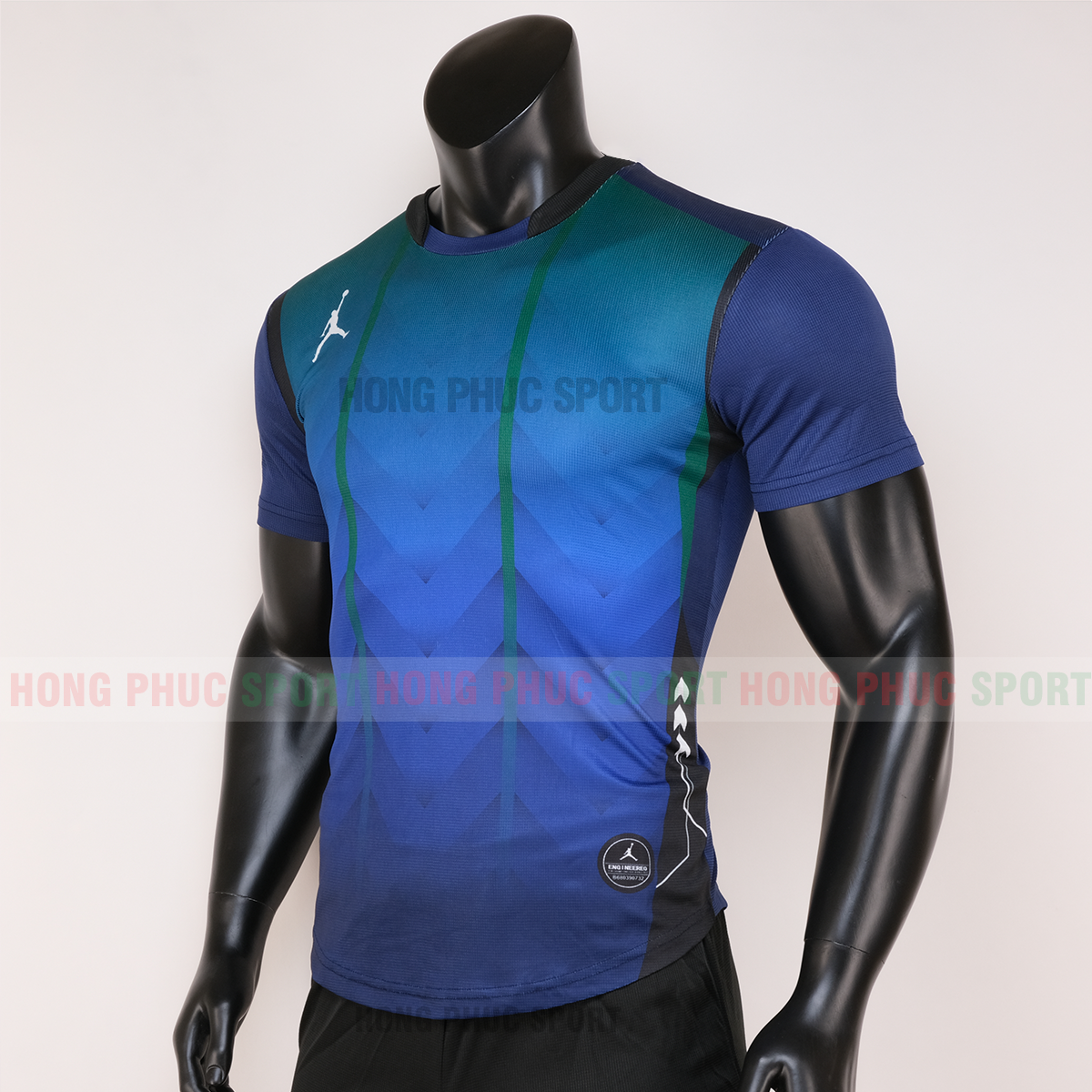 ao-bong-da-khong-logo-jordan-mau-xanh-duong-3 Áo bóng đá không logo jordan màu xanh dương 3