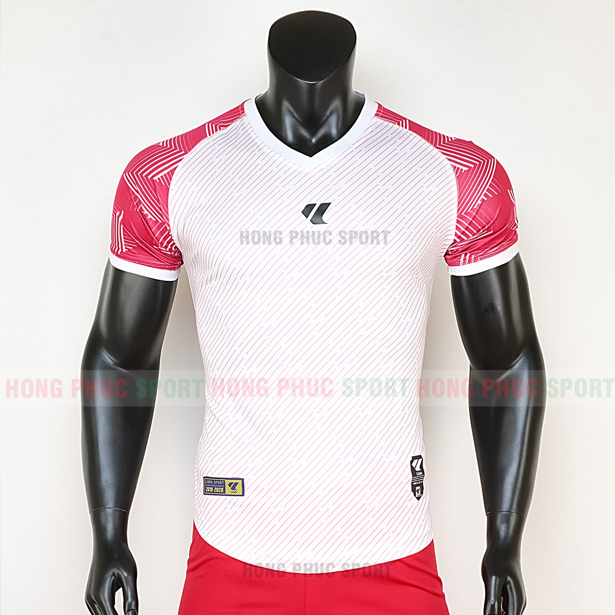 ao-bong-da-khong-logo-lidas-wariors-trang-do-5 Áo bóng đá không logo Lidas wariors trắng đỏ 1