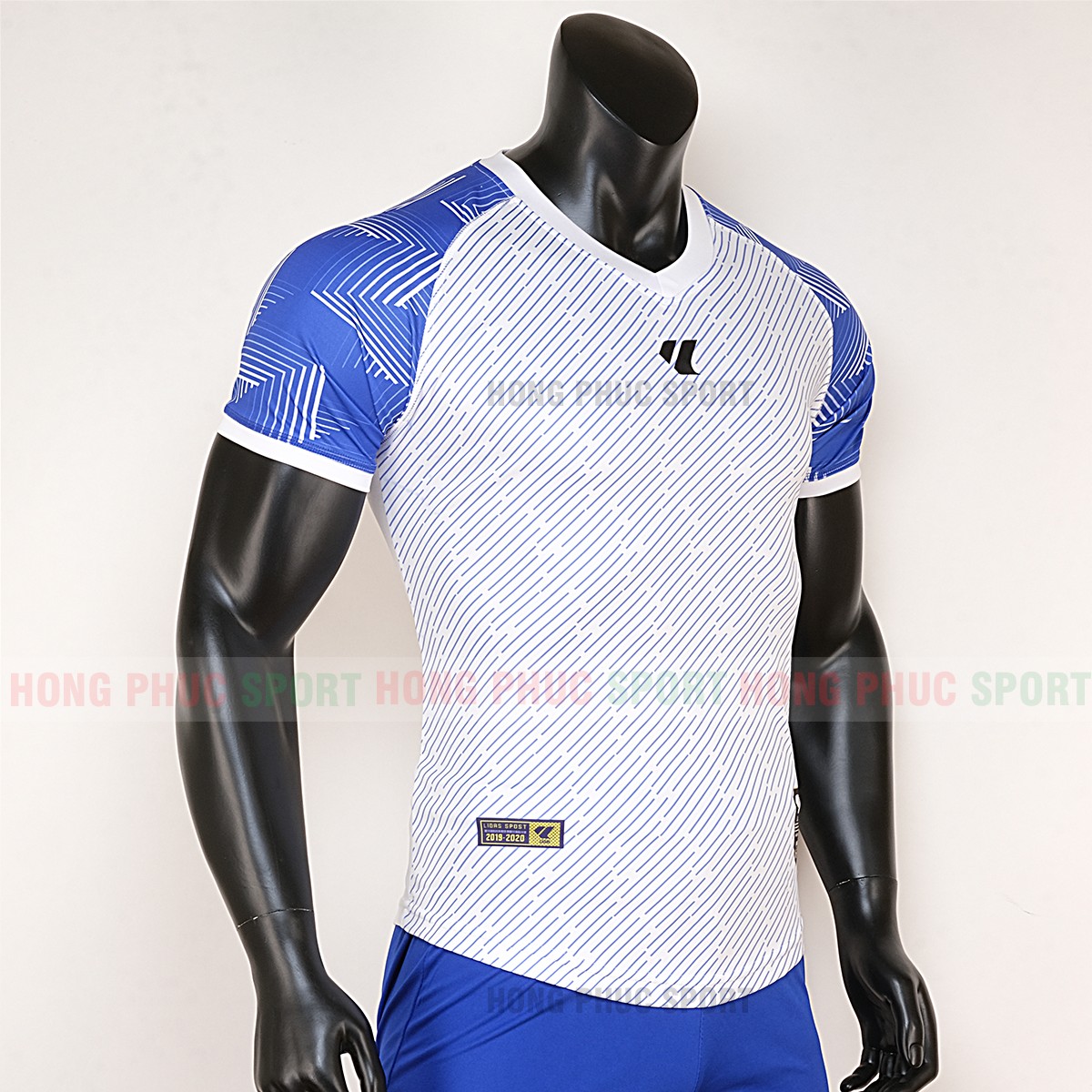 ao-bong-da-khong-logo-lidas-wariors-trang-xanh-duong-1 Áo bóng đá không logo Lidas wariors trắng xanh dương 5