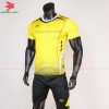 áo bóng đá không logo Mizuno màu vàng 3