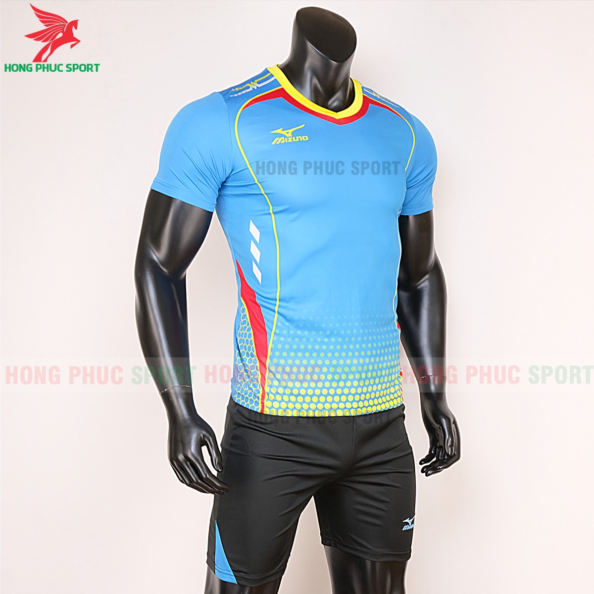 Quần áo thi đấu bóng chuyền Mizuno 2020 màu xanh lam Quần áo thi đấu bóng chuyền Mizuno 2020 màu xanh lam
