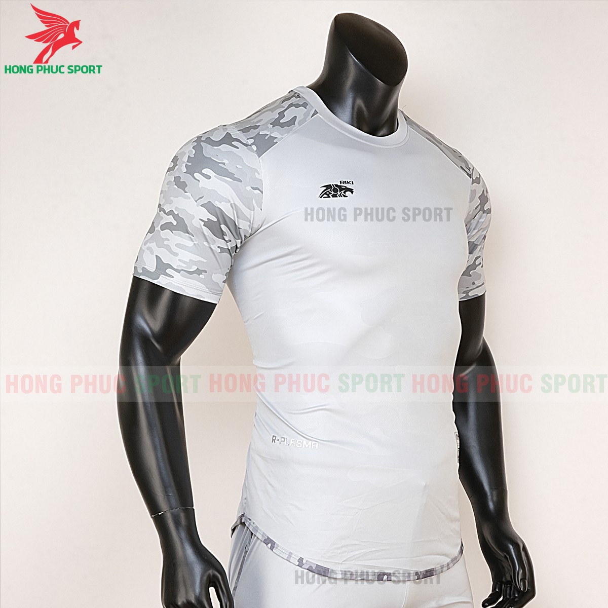 ao-bong-da-khong-logo-riki-camor-xam-1 Áo bóng đá không logo Riki camor xám 5