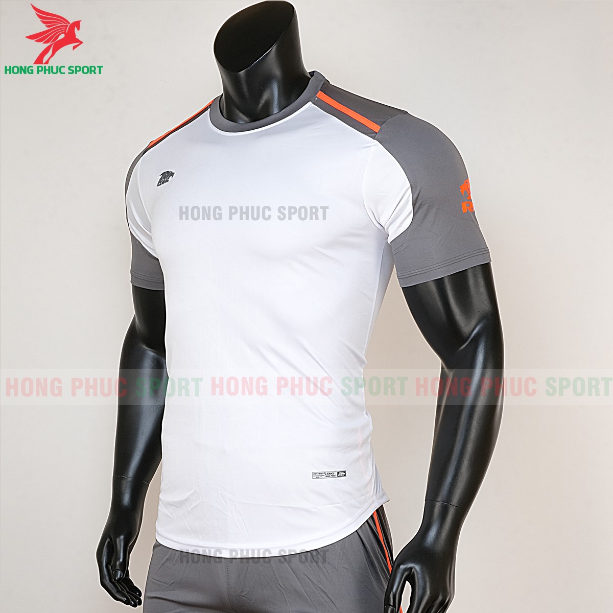 Áo bóng đá không logo Riki Shaman trắng 2