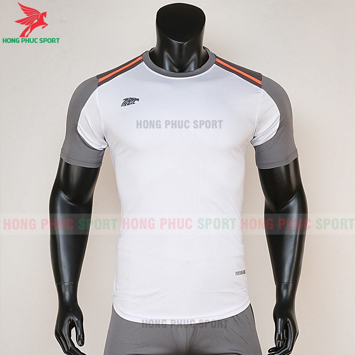 Áo bóng đá không logo Riki Shaman trắng 1