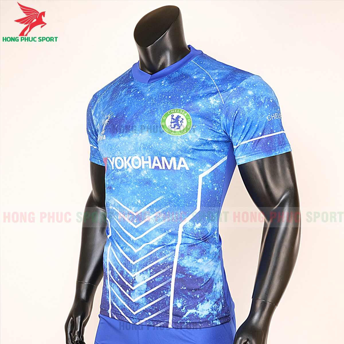 áo đấu tập Chelsea 2020 màu xanh dương 2