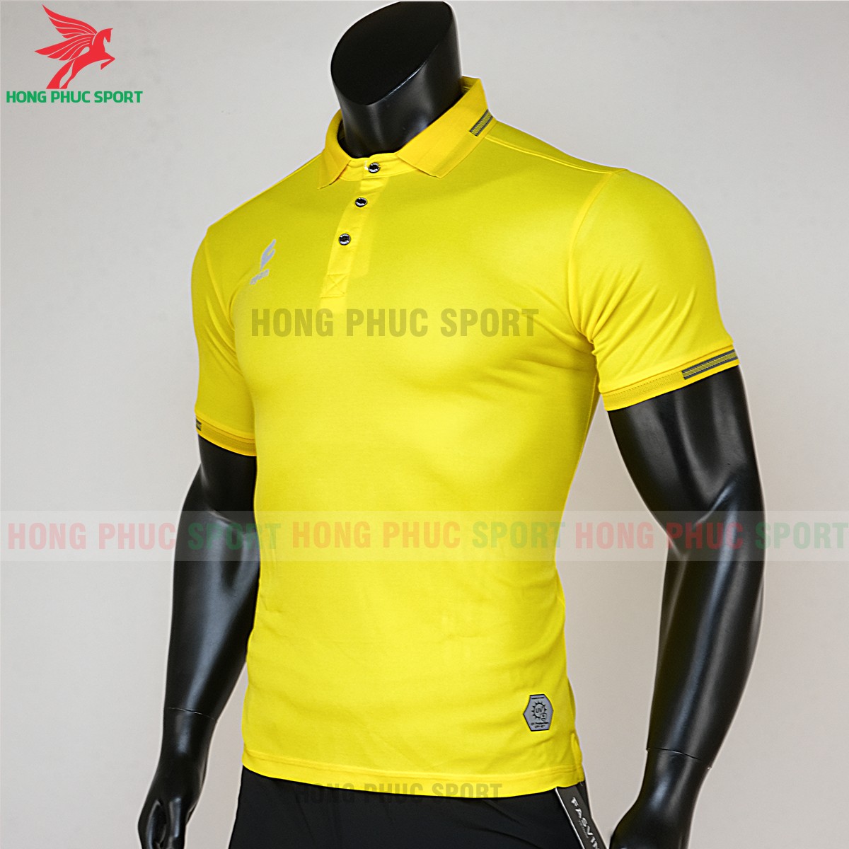 áo di chuyển bóng đá polo UV Egan vàng 2