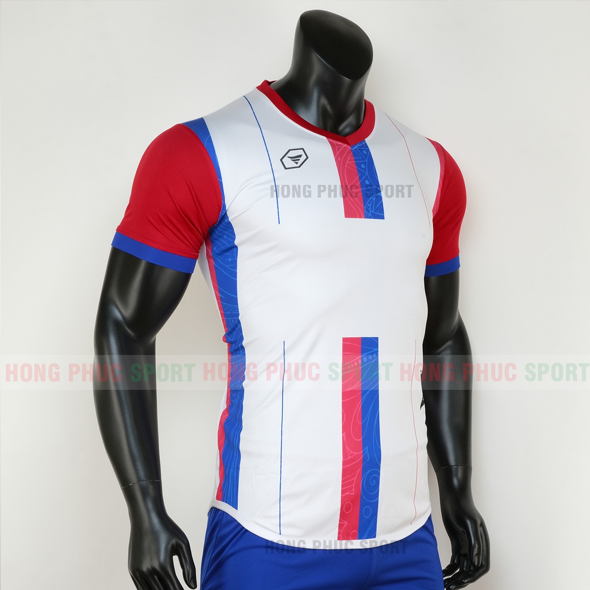 Áo bóng đá không logo forest màu trắng 1