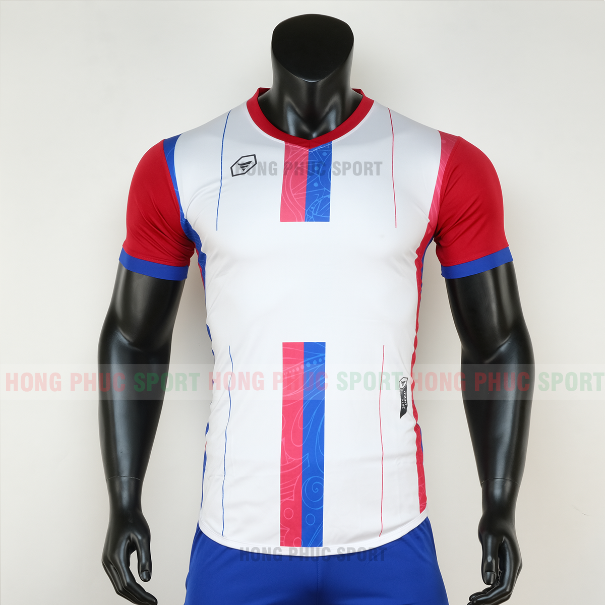 Áo bóng đá không logo forest màu trắng 5