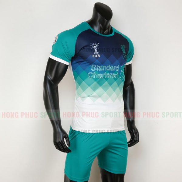 áo bóng đá liverpool 2020 màu xanh ngọc 1