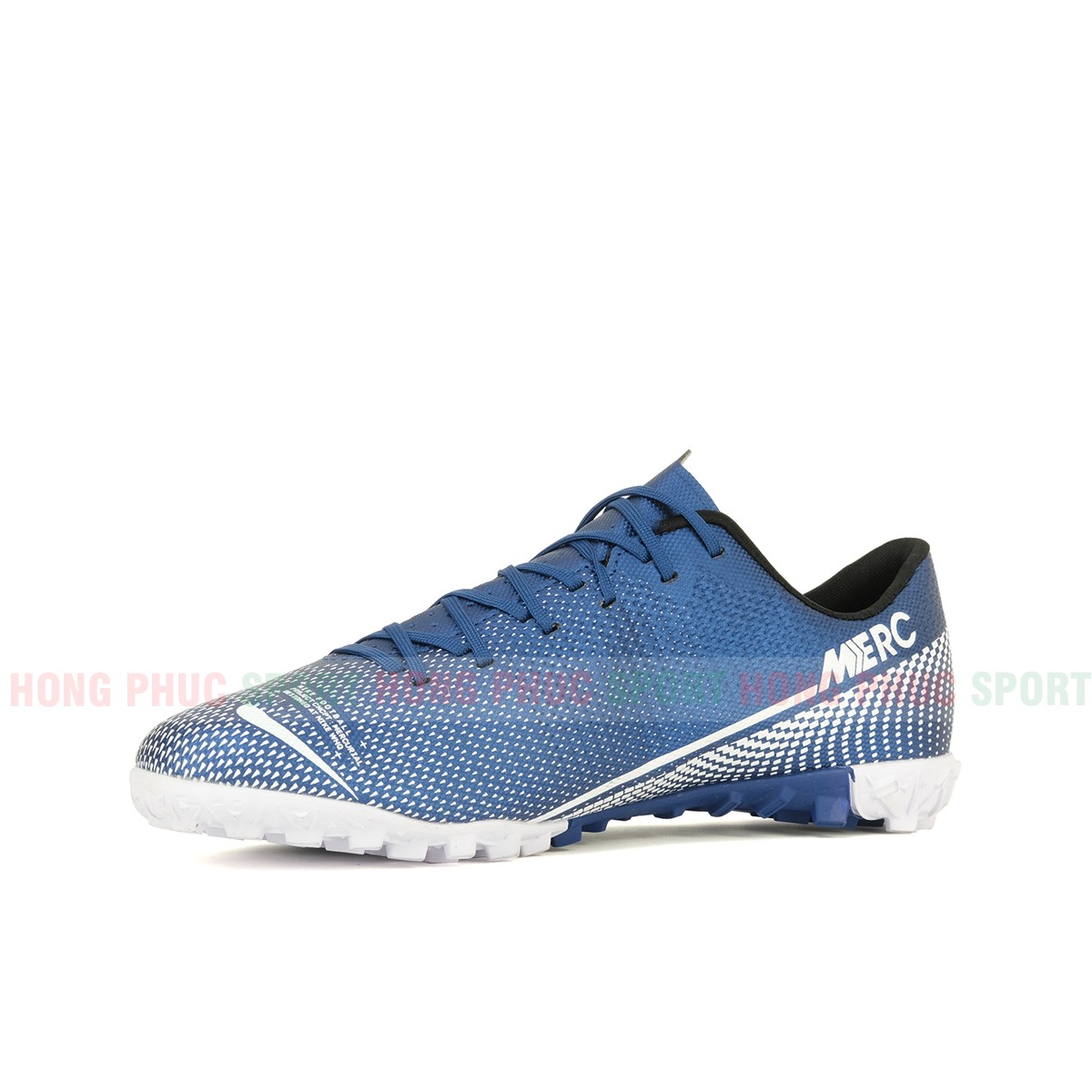 Giày bóng đá Mercurial Vapor 13 màu trắng xanh dương 3