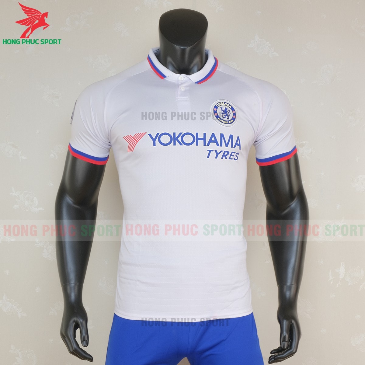 Áo đá banh Chelsea 2019 2020 sân khách (cận)