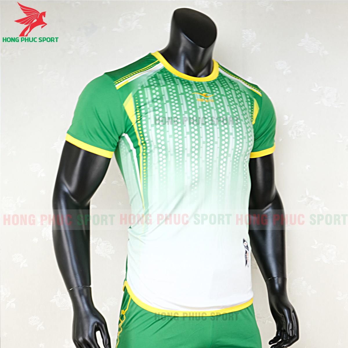 Áo bóng đá không logo Keep Fly Magic xanh lá 4