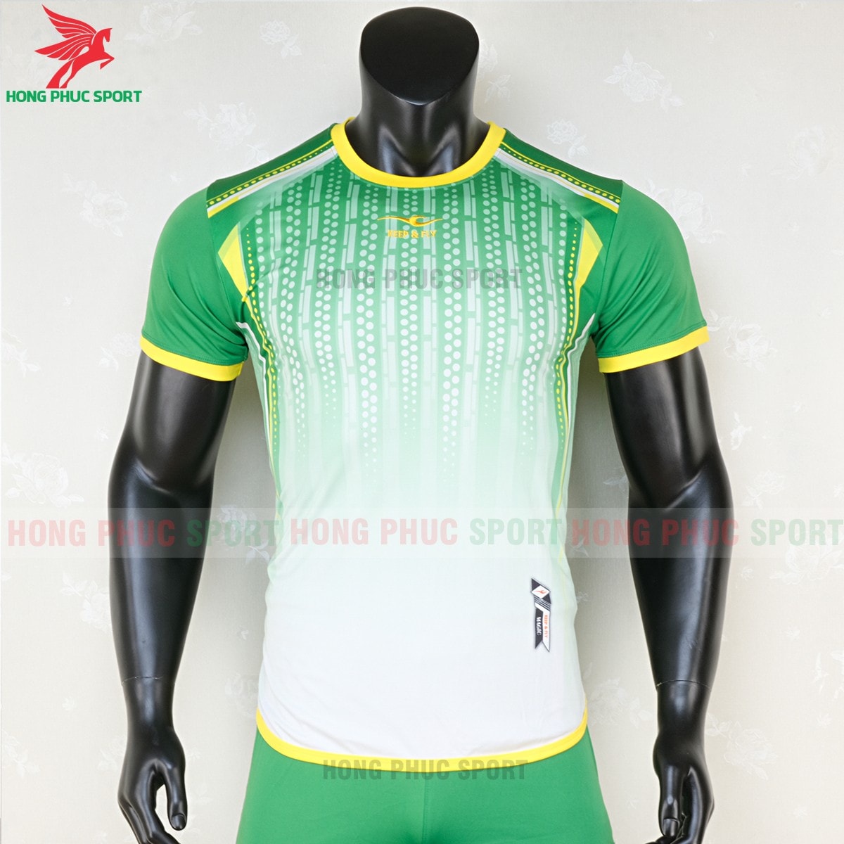 Áo bóng đá không logo Keep Fly Magic xanh lá