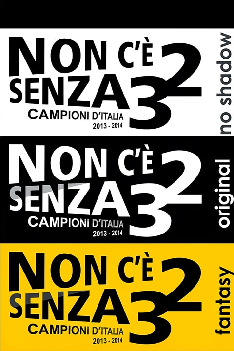 Font áo Italia Vector Juventus (File .CDR)