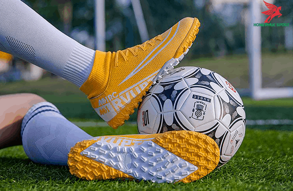 GIÀY ĐÁ BÓNG CỔ CAO MERCURIAL SUPERFLY VII 2020 TF YELLOW-4