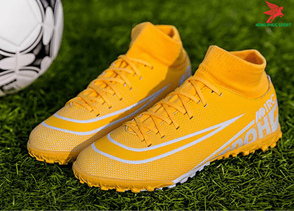 GIÀY ĐÁ BÓNG CỔ CAO MERCURIAL SUPERFLY VII 2020 TF YELLOW-8