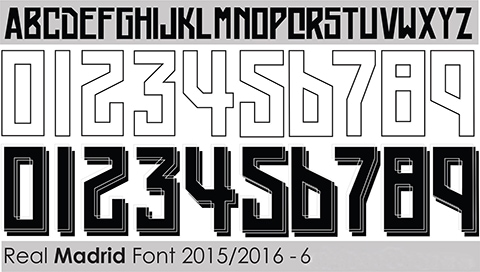 Font áo Real Madrid 2015-16 (File AI)