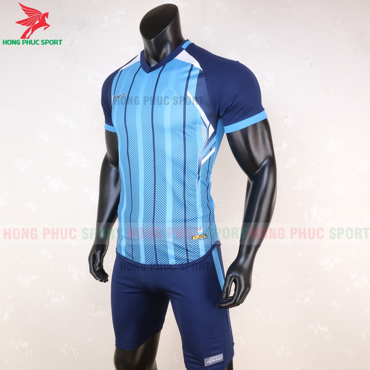 Áo không logo Speed Destroy Gam màu xanh lam Áo không logo Speed Destroy Gam màu xanh lam