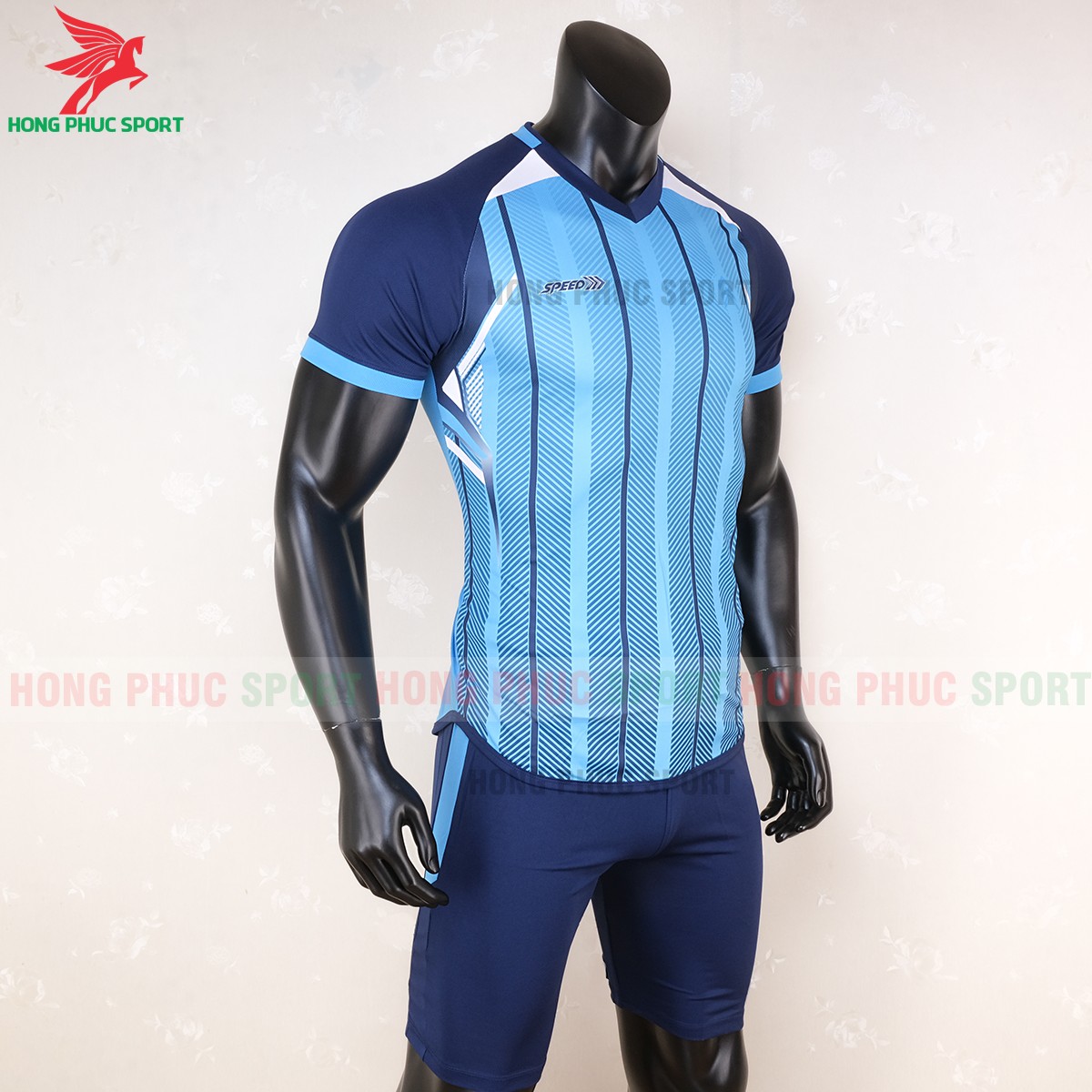 Áo Speed Destroy xanh lam thiết kế trống trước sau và vai áo Áo Speed Destroy xanh lam thiết kế trống trước sau và vai áo