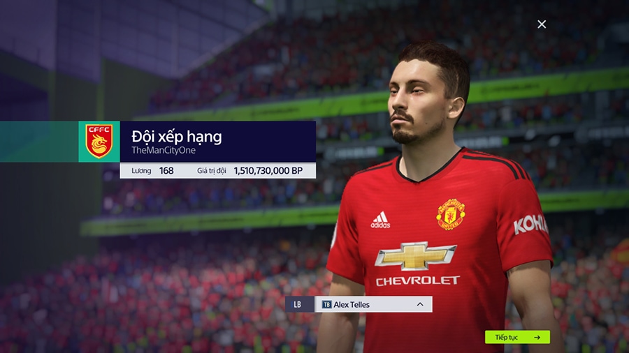 Áo Manchester United trong FIFA Online 4