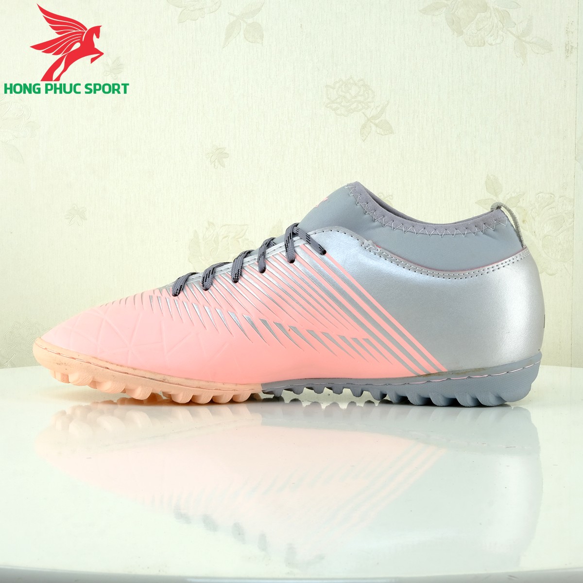 Giày đá bóng chính hãng Hồng Phúc Sport 20.3 màu hồng 3